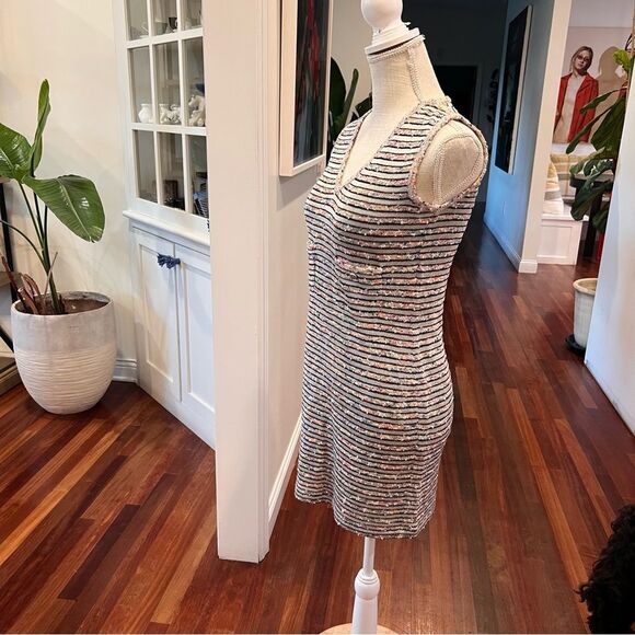 CHANEL Multicolor Striped Mini Dress - Picture 9 of 14